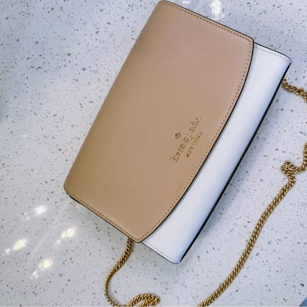 Kate Spade colorblock chain crossbody
